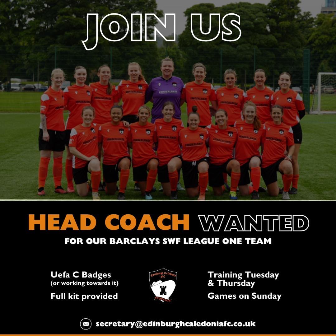 Head Coach Wanted Image