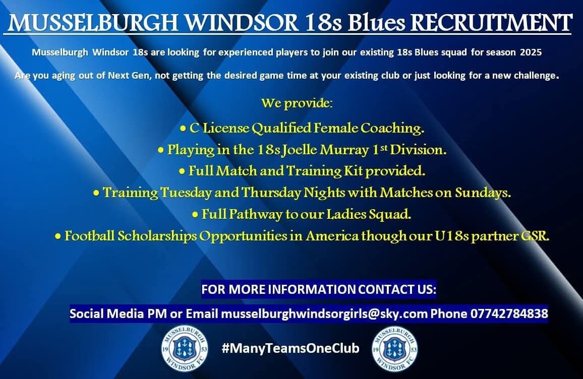 Musselburgh Windsor 18s Blues Image