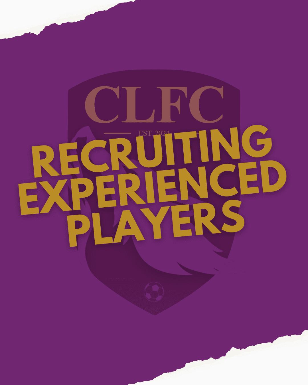 Players &Coaches Wanted Image