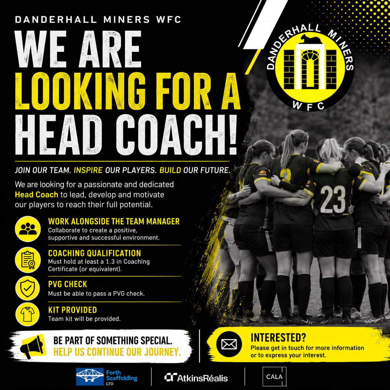 Head Coach Wanted! Image